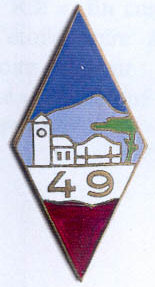 Знак 49-го пехотного полка.