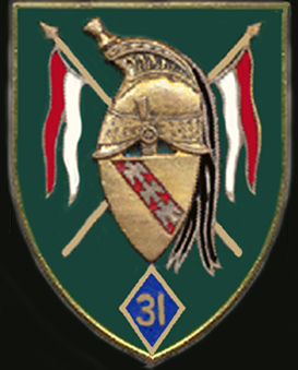 Знак 31-го полка драгун.