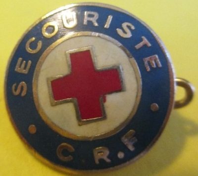 Знаки Французского Красного Креста.