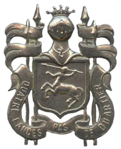 Знак 4-го уланского танкового полка.