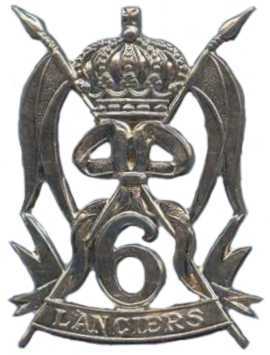  Знак 6-го уланского танкового полка. 