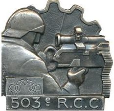 Знак 503-го танкового полка. 
