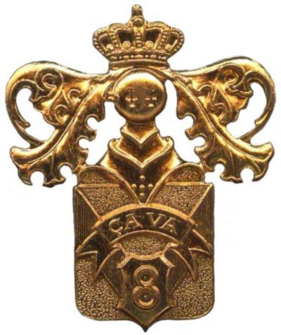 Знак 8-го пехотного линейного полка.