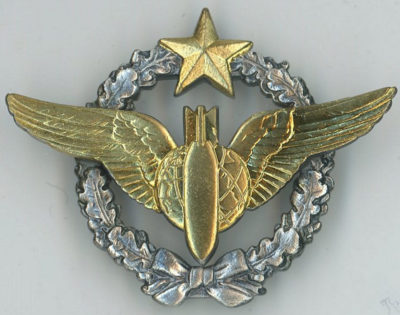 Знак штурмана-бомбера ВВС.