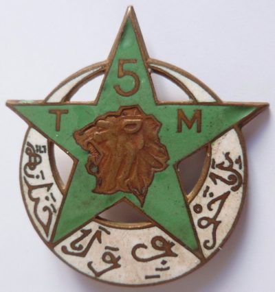 Знак 5-го марокканского полка.
