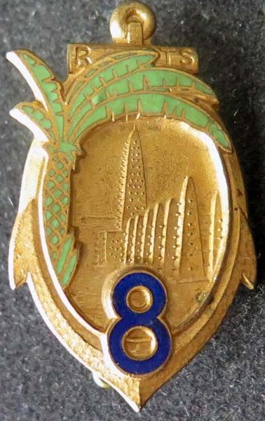 Знак 8-го Сенегальского пехотного полка.