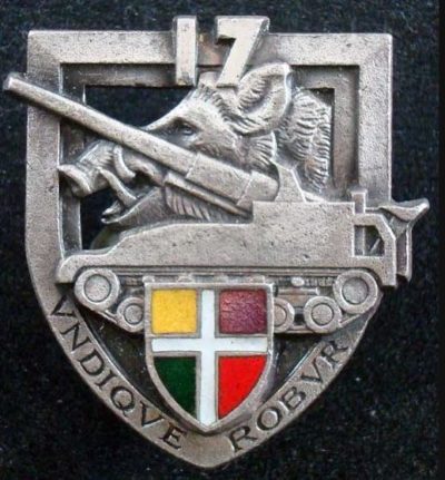 Знак 1-й группы 17-го артиллерийского полка.