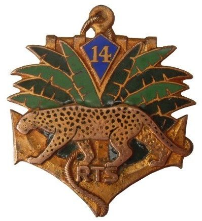Знак 14-го Сенегальского пехотного полка.