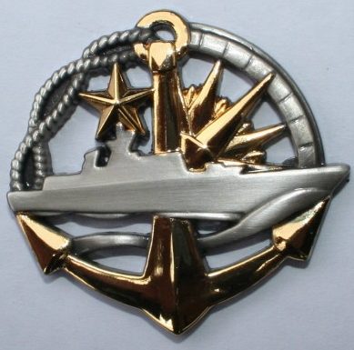 Знак командира надводного корабля. 
