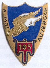 Знак 105-го пехотного полка.