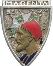 Знаки 2-го полка зуавов.