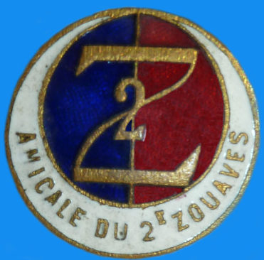 Знаки 2-го полка зуавов.