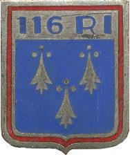 Знак 116-го пехотного полка.