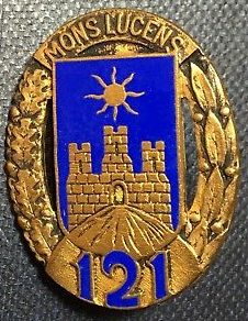 Знак 121-го пехотного полка.