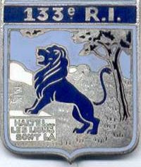 Знаки 133-го пехотного полка.