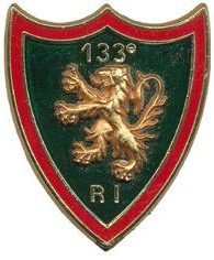 Знаки 133-го пехотного полка.