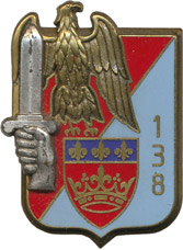 Знак 138-го пехотного полка.