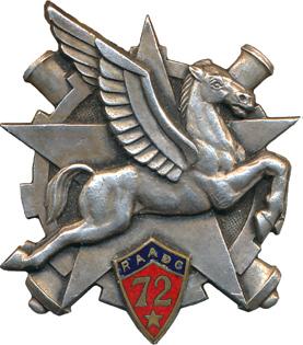 Знак 72-го артиллерийского полка.