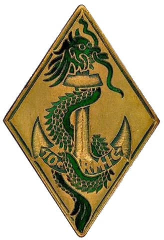 Знак 10-го полка морской пехоты.