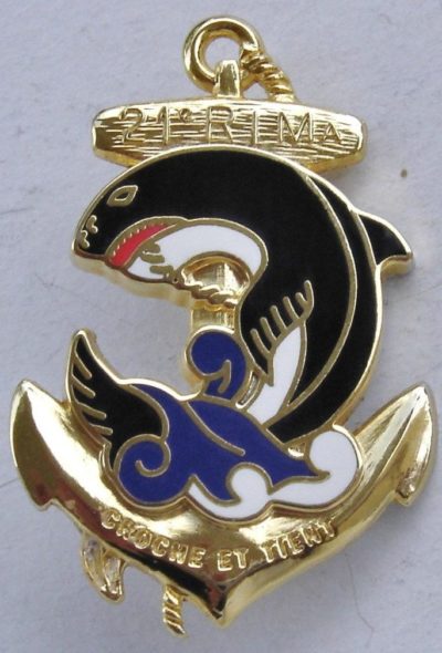 Знак 21-го полка морской пехоты.
