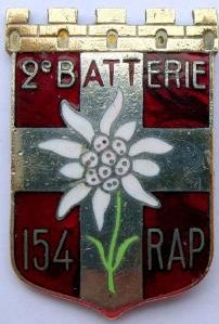 Знак 154-го артиллерийского полка.