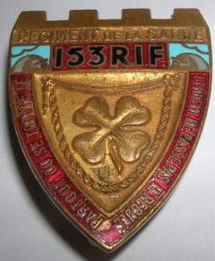Знаки 153-го пехотного полка.