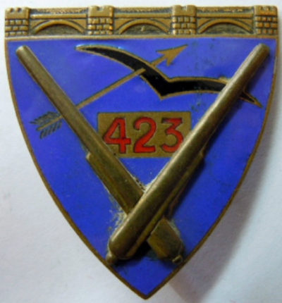 Знак 423-го зенитного артиллерийского полка.