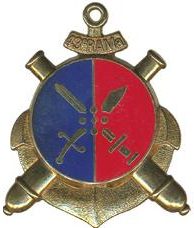 Знак 43-го полка морской артиллерии. 