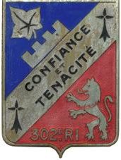 Знак 302-го пехотного полка.