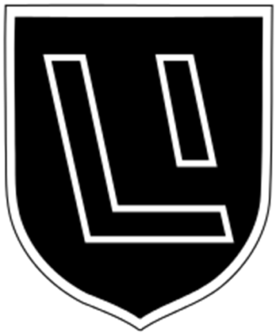 Знак 15-й дивизии СС.