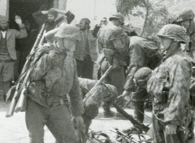 Солдаты дивизии в Югославии. 1943 г.