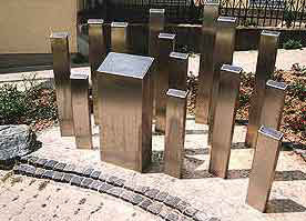 г. Висбаден. Памятник депортированным евреям. 
