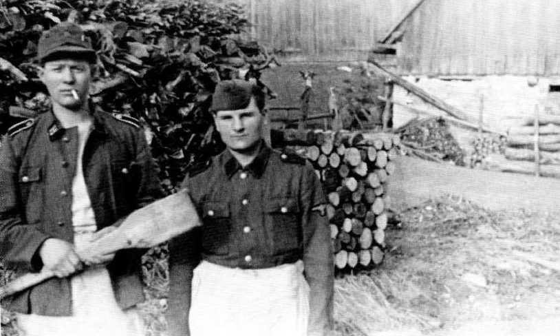Солдаты дивизии в тренировочном лагере. Январь 1945 г. 