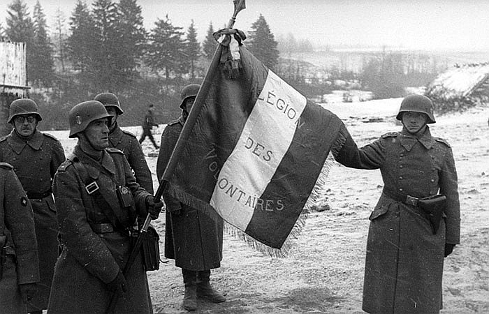 Солдаты легиона на Восточном фронте. Ноябрь 1941 г. 