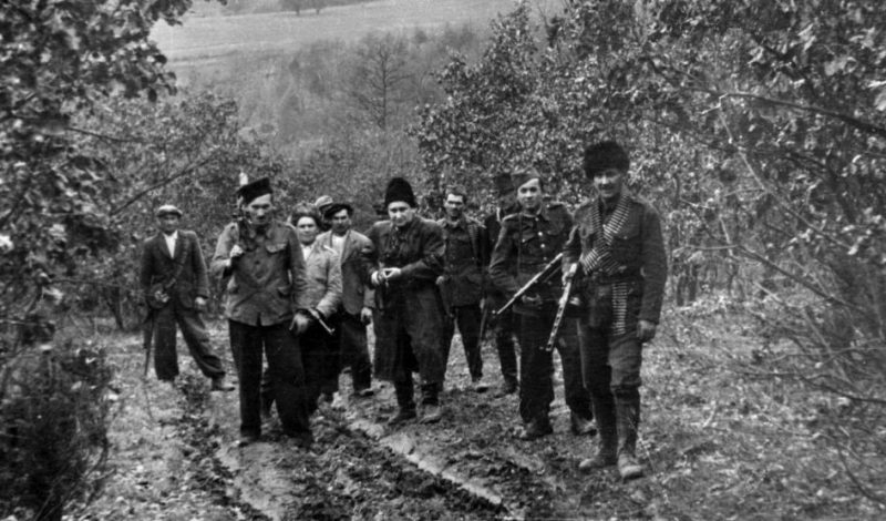 Партизаны в горах. Сентябрь 1944 г.