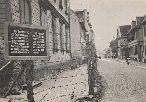 Еврейское гетто в Риге. 1942 г. 