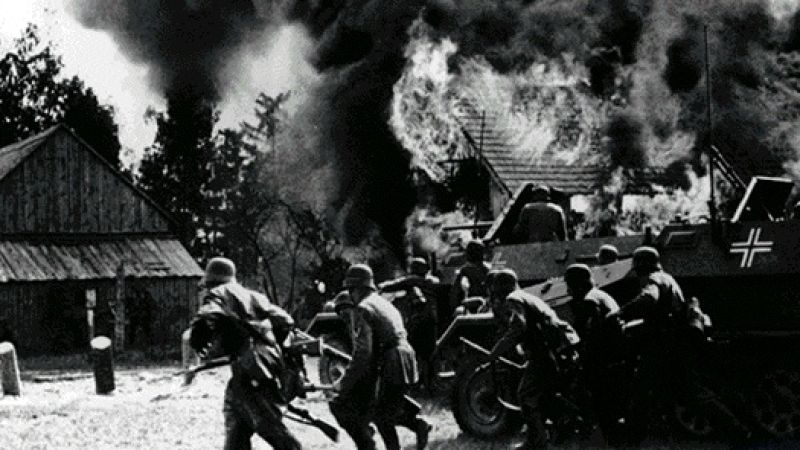 Каратели в словацкой деревне. Октябрь 1944 г.
