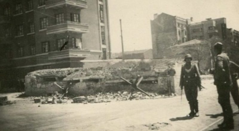 Фельджандармерия на проспекте Буденного. Август 1942 г.