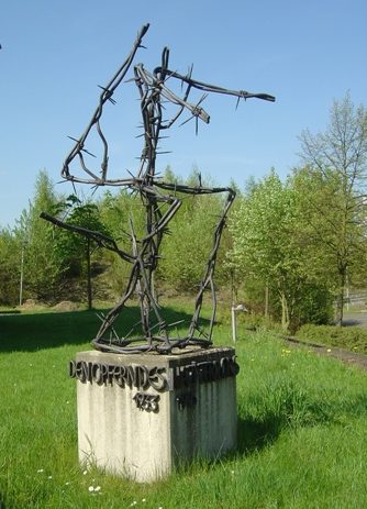 г. Штольберг. Памятник на месте трудового лагеря, в котором погибли 50 заключенных.
