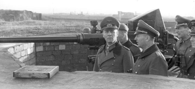 Роммель в Дюнкерке. Сентябрь 1943 г.