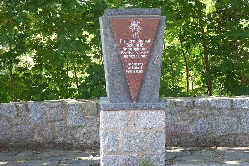 г. Гёрлиц. Памятный знак на месте концлагеря «KZ-Außenlagers Görlitz».