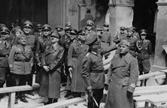 Гитлер и Муссолини в Умани. Август 1941 г.