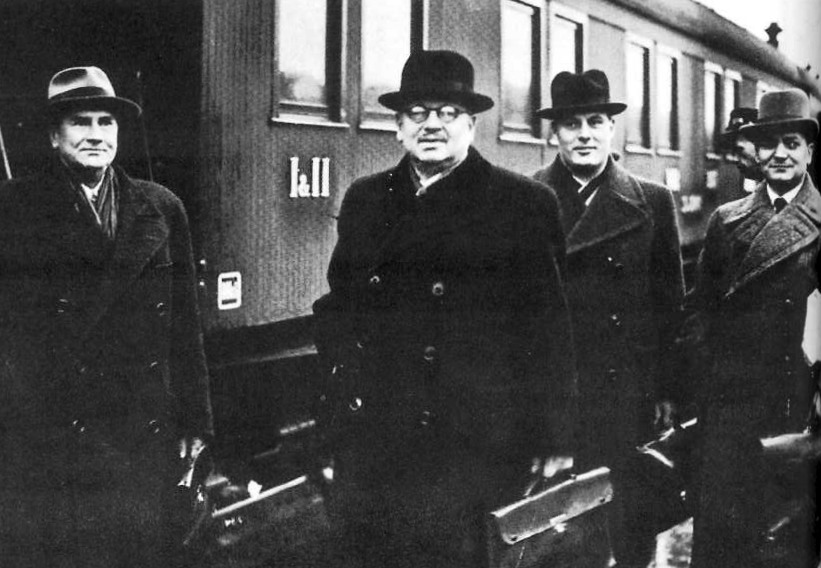 Приезд Юхо Кусти Паасикиви с безуспешных переговоров в Москве. 16 октября 1939 г.
