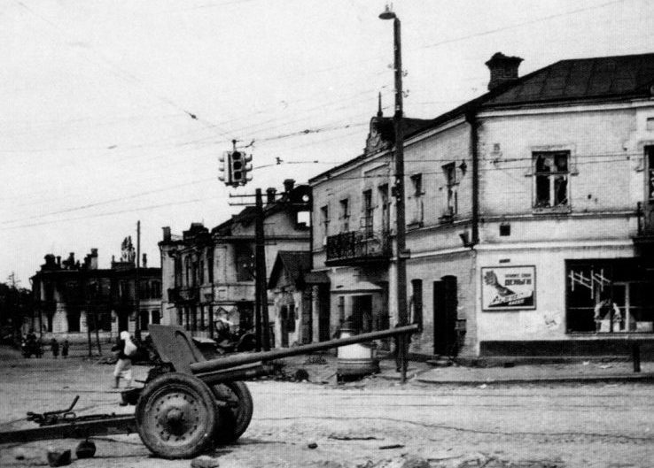 После ухода Красной Армии. 24 июля 1941 г. 