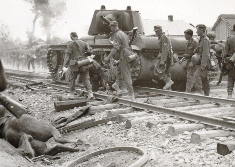 Уничтоженные советские танки. Август 1941 г.