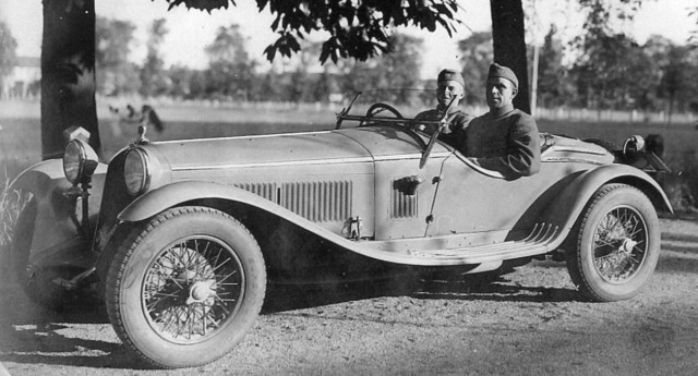 Командирский автомобиль - родстер «Альфа-Ромео 6С». 1939 г.