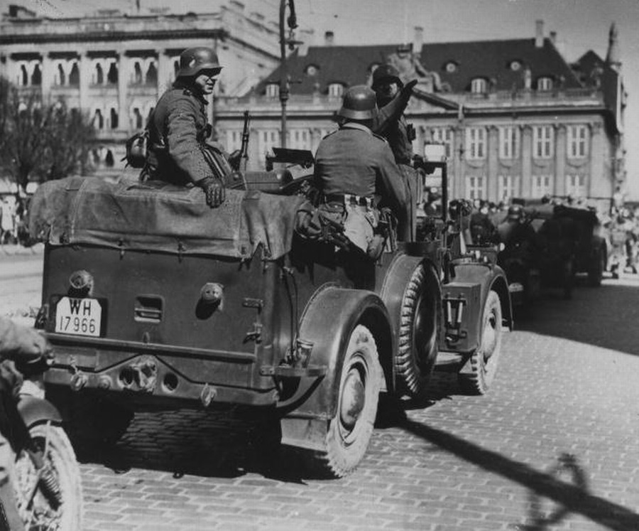 Немцы вошли в Данию. 9 апреля 1940 г.