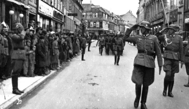 Немцы вошли в Данию. 9 апреля 1940 г.