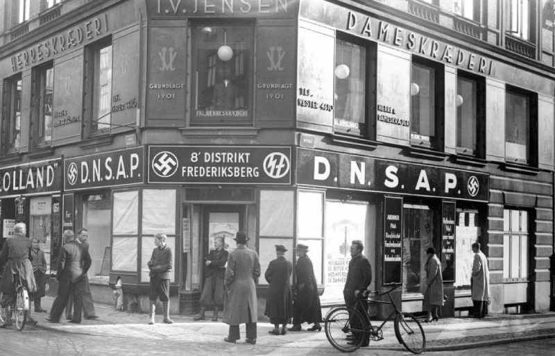Районный офис DNSAP в Копенгагене. 1941 г.