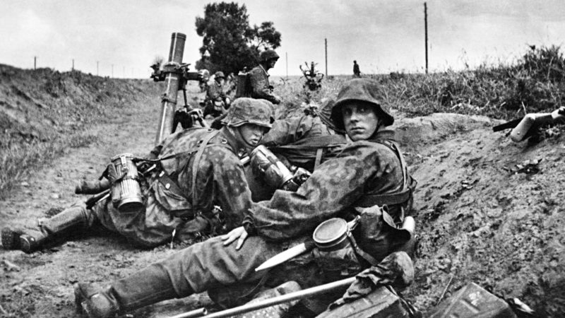 Солдаты корпуса «Дания» на Восточном фронте. 1941 г.